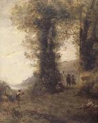Jean Baptiste Camille  Corot Pastorale (mk11) oil painting picture wholesale
